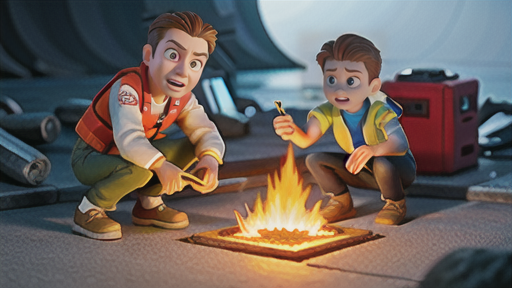 ライターとマッチの保管場所