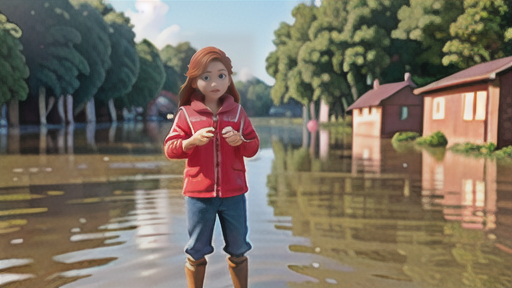 内水氾濫による被害