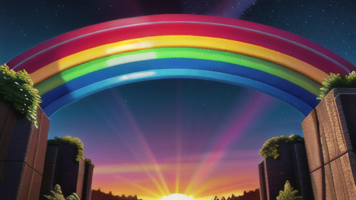 虹の形と大きさ