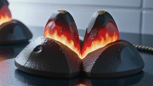 火山弾の形成過程