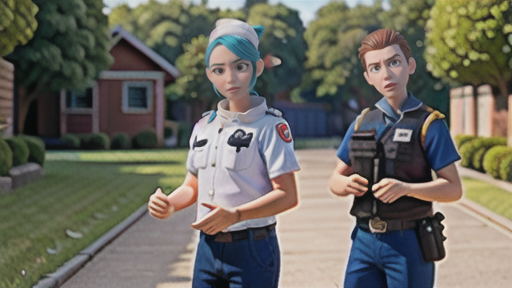 警察による警護