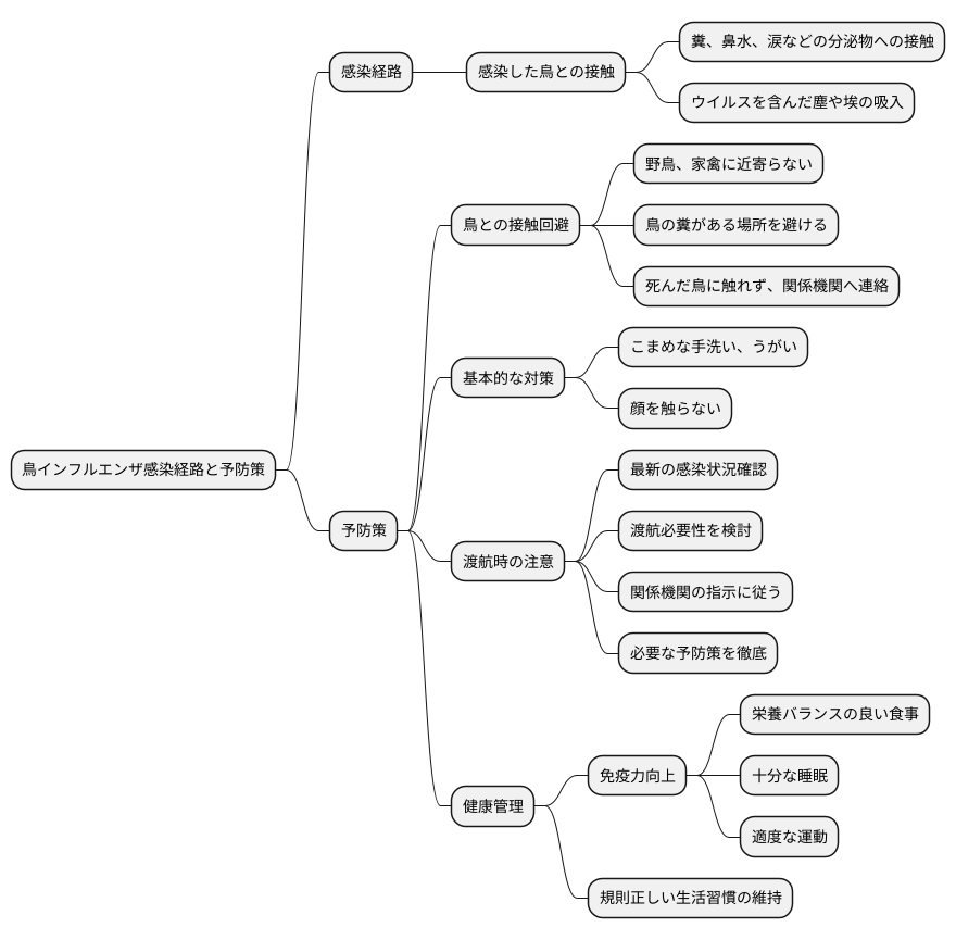 感染経路と予防策