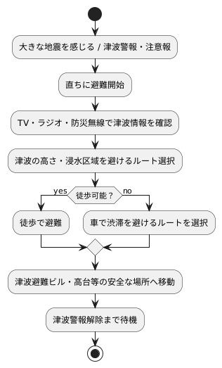 津波からの避難