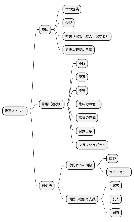 惨事ストレスとは