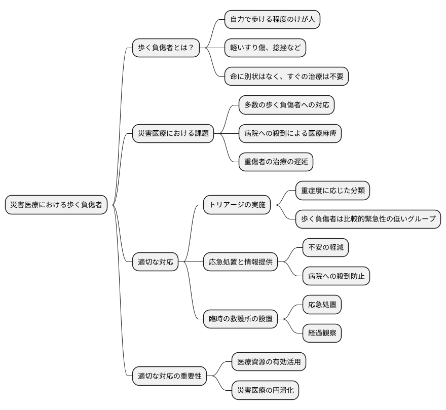 歩く負傷者とは