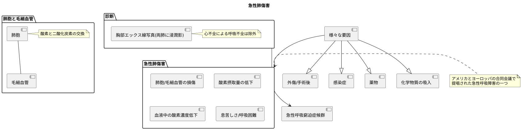 急性肺傷害とは