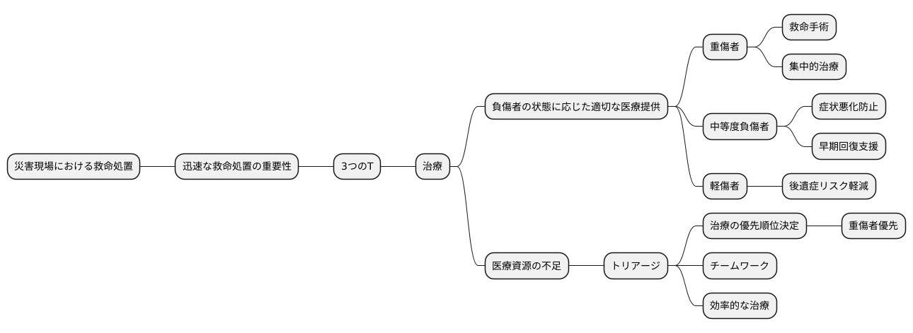 最後のT:救命のための治療
