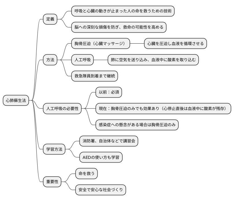 心肺蘇生法とは
