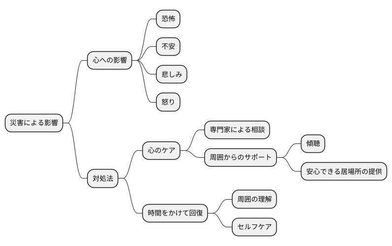 被災者の心のケア