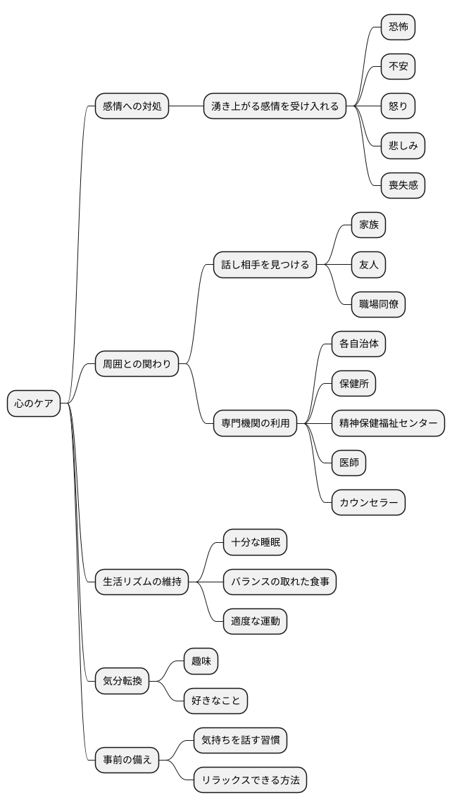 心のケアの重要性