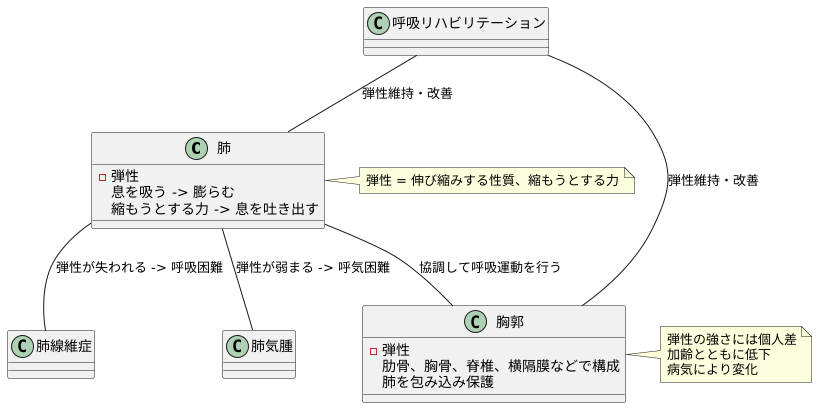 呼吸の弾性とは