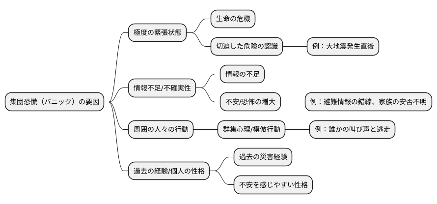 パニックの要因