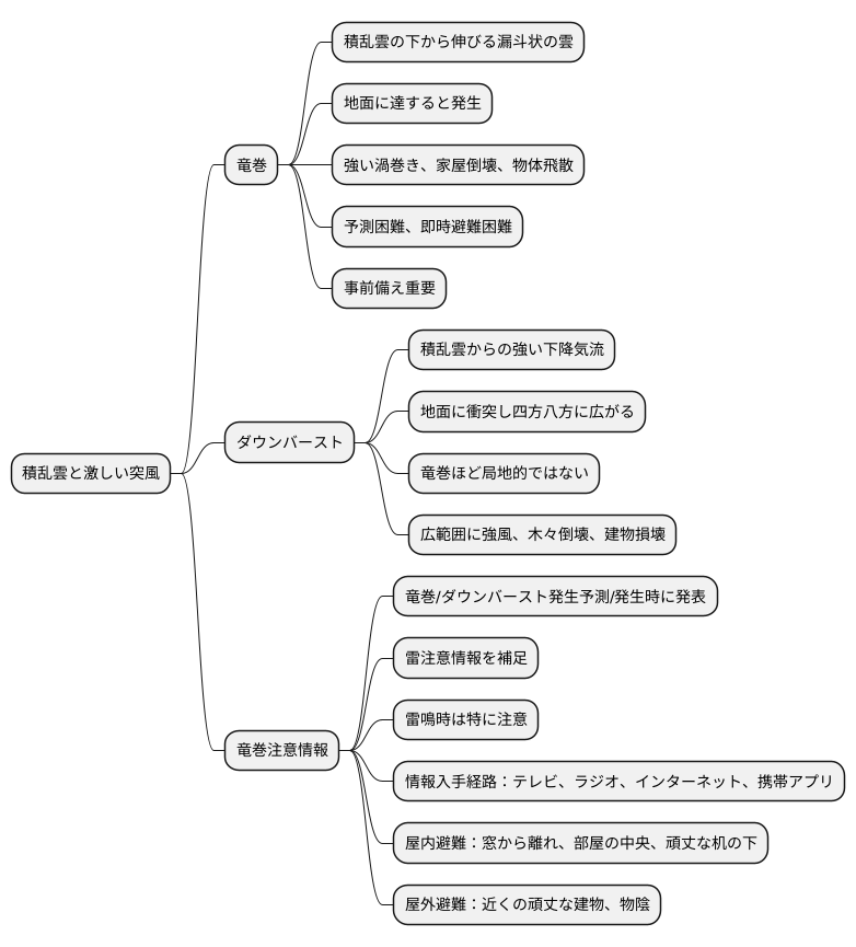 竜巻注意情報の概要