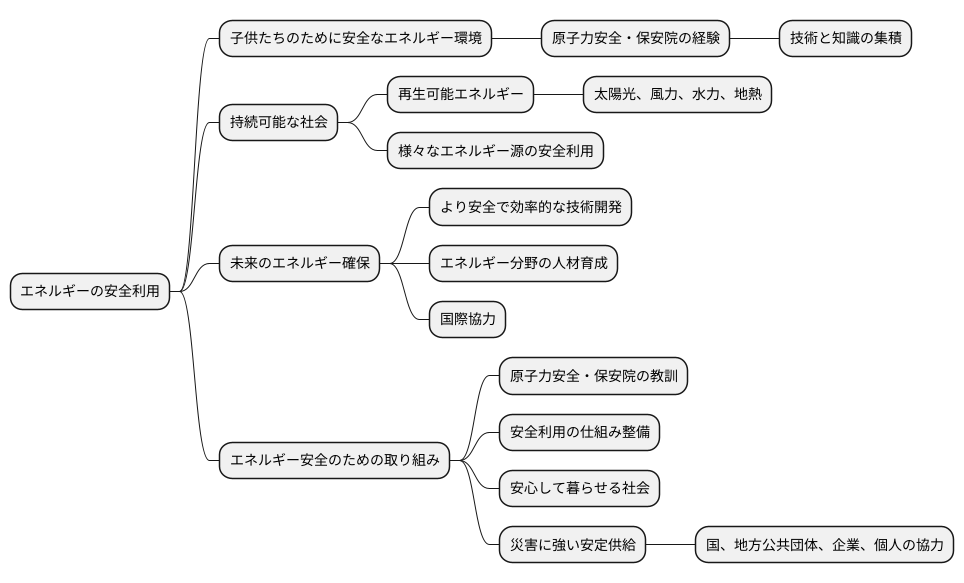 将来のエネルギー安全保障